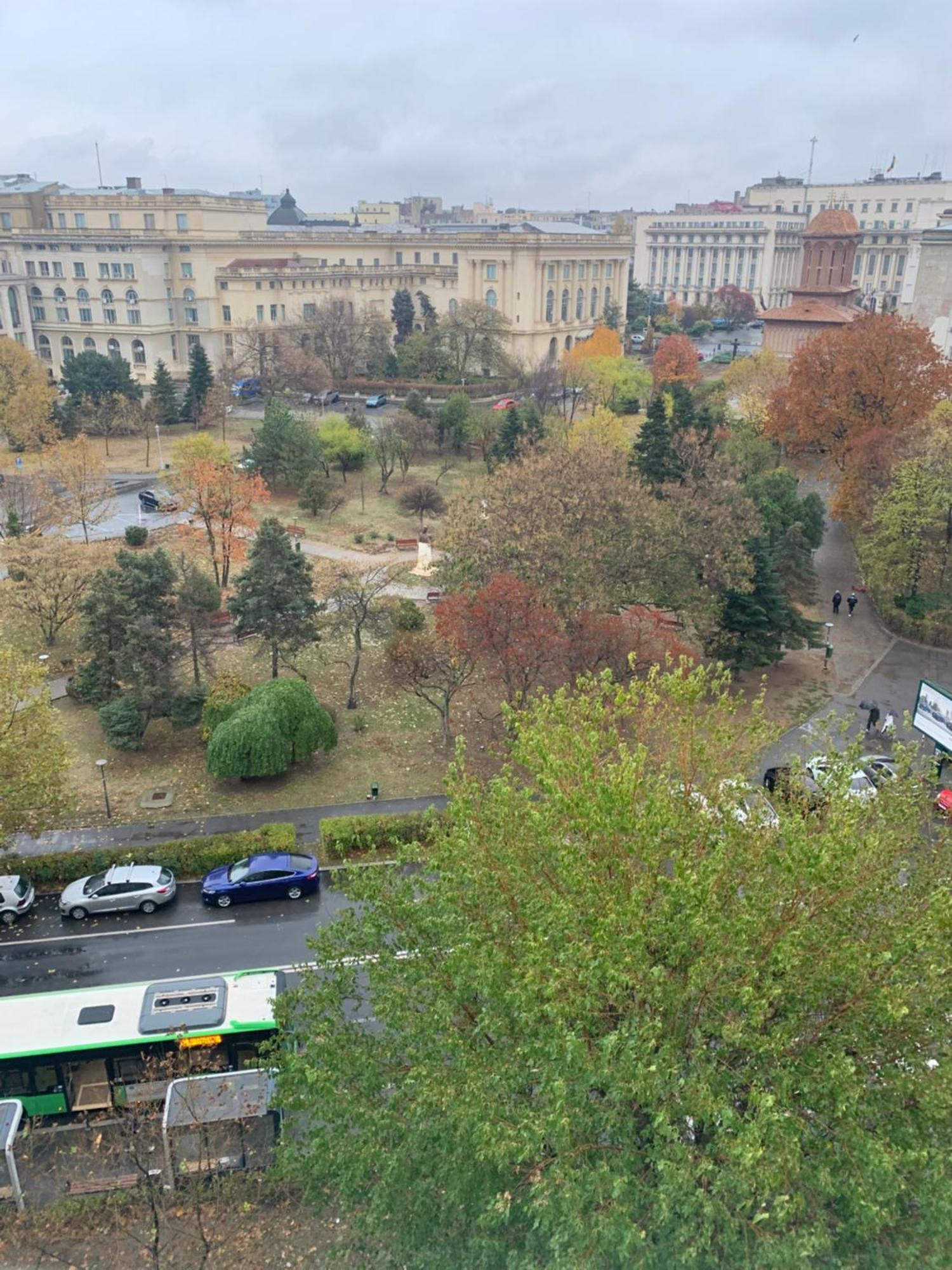 Green Muse On Victoriei Boekarest Buitenkant foto